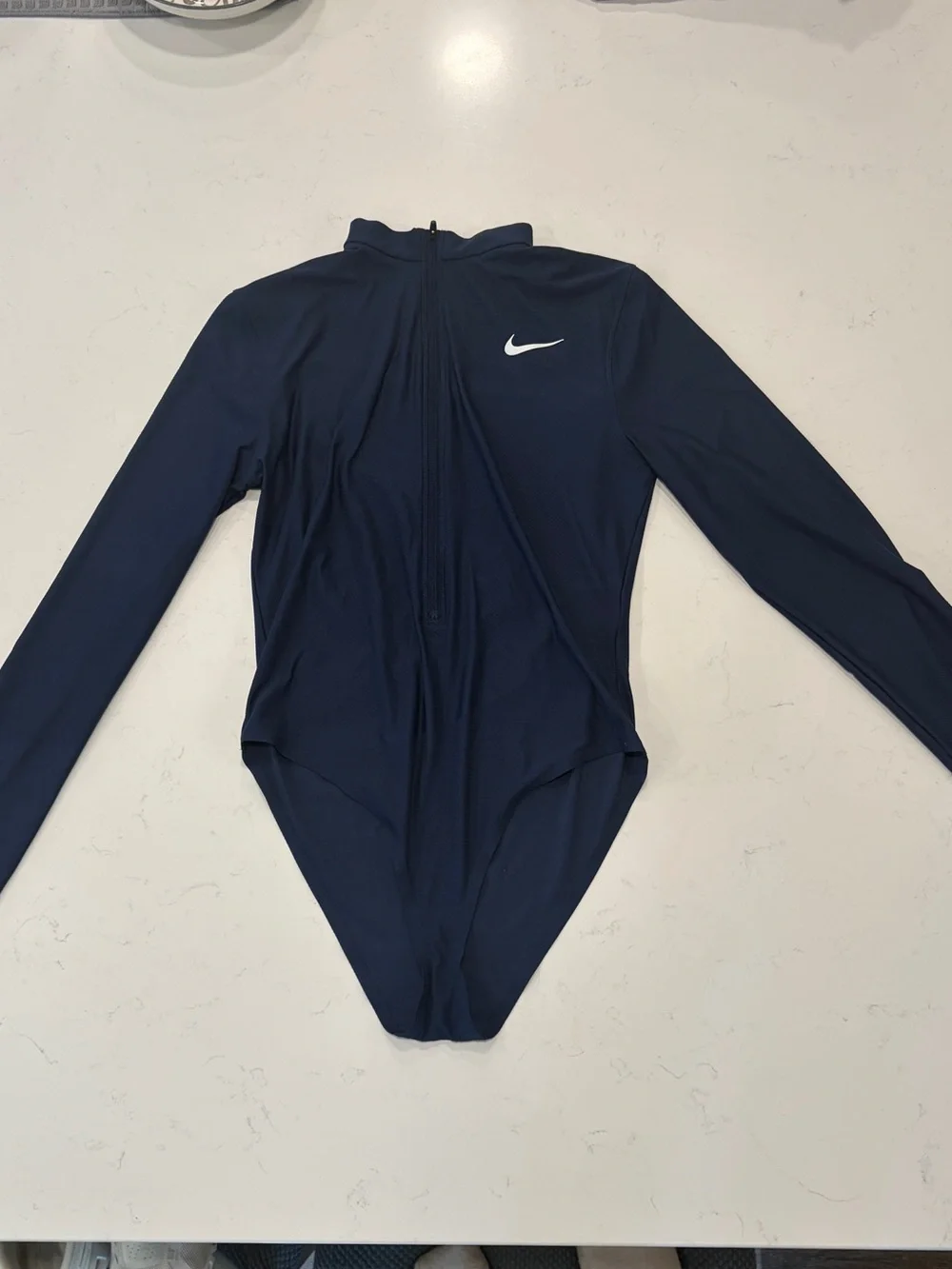 Nike Navy Golf body suit Wemons Dri-Fit Small